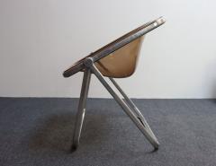  Castelli Anonima Castelli Vintage Plona Folding Chair in Smoked Acrylic by Giancarlo Piretti for Castelli - 3960471