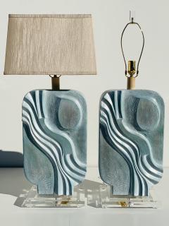  Casual Lamps Brutalist Style Plaster Lamps - 769637
