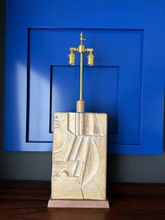  Casual Lamps Pair of Cast Plaster Lamps - 3134563