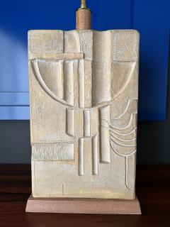  Casual Lamps Pair of Cast Plaster Lamps - 3134573