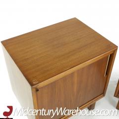  Cavalier Furniture Co Cavalier Furniture Mid Century Walnut Nightstand Pair - 3688641