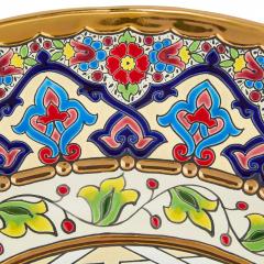  Cearco Large pair of 20th century Spanish Orientalist ceramic chargers by Cearco - 4467193