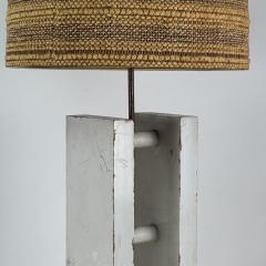  Celina Decora es Brazilian Modern Table Lamp by Celina Decora es with Woven Shade by Maria Kipp - 4329613