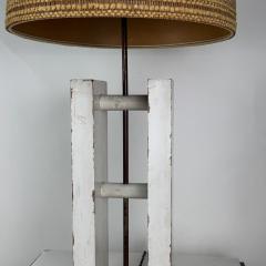  Celina Decora es Brazilian Modern Table Lamp by Celina Decora es with Woven Shade by Maria Kipp - 4329614