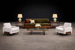  Celina Decora es Brazilian Modern Two in One Rosewood Sofa Daybed in Deep Olive Mohair Celina - 4525286