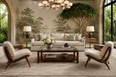 Celina Decora es Brazilian Two Tier Coffee Table in Rosewood and Glass by Celina Decora es - 4744095