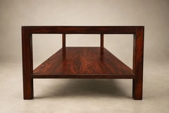  Celina Decora es Brazilian Two Tier Coffee Table in Rosewood and Glass by Celina Decora es - 4744103