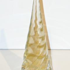  Cenedese Cenedese 1980s Italian Modern 24K Gold Dust Crystal Murano Glass Tree Sculpture - 2234643