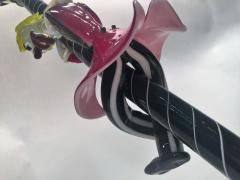  Cenedese Cenedese Murano Glass Drunk Clown and Angel Dog Lamp Post Lamp - 545557