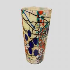  Cenedese Multicolor hand blown glass vase by Cenedese - 4092048