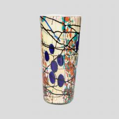  Cenedese Multicolor hand blown glass vase by Cenedese - 4092049