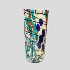  Cenedese Multicolor hand blown glass vase by Cenedese - 4092050