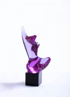  Cenedese Murano Purple Glass Nude Female Sculpture circa 1970 - 1975322