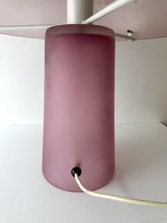  Cenedese Mushroom Lamp Pink Murano Glass by Cenedese Italy 1970s - 3943799