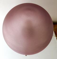  Cenedese Mushroom Lamp Pink Murano Glass by Cenedese Italy 1970s - 3943805