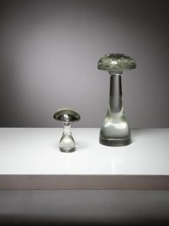  Cenedese Set of Mushroom Glass Sculptures by Cenedese - 4724739
