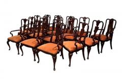  Century Furniture 17 Queen Anne style Mahogany Armchirs - 3192727