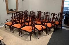  Century Furniture 17 Queen Anne style Mahogany Armchirs - 3192740