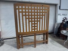  Century Furniture 61 x4x81 Century Furn Charles Mackintosh Willow Tree Style Headboard - 4814068
