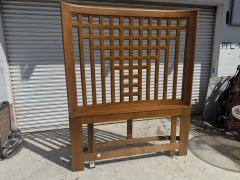  Century Furniture 61 x4x81 Century Furn Charles Mackintosh Willow Tree Style Headboard - 4814098