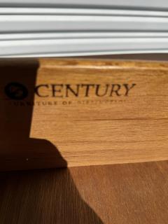  Century Furniture Century Furniture Faux Bamboo Demilune Walnut Library Desk - 4386441