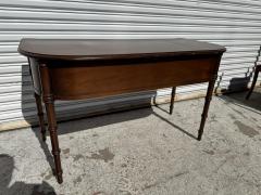  Century Furniture Century Furniture Faux Bamboo Demilune Walnut Library Desk - 4386443