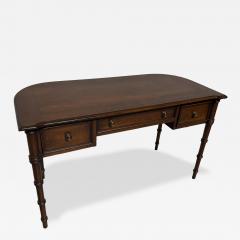  Century Furniture Century Furniture Faux Bamboo Demilune Walnut Library Desk - 4386555