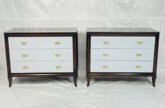  Century Furniture Pair of 3 Drawer Bachelor Chests With Brass Hardware by Century Furniture - 4737576