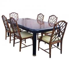 Century Furniture Set of 6 Chinese Chippendale Dining Chairs by Century Furniture - 2718899