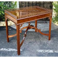  Century Furniture Style Century Furniture Sutton Collection Chippendale Mahogany Silver Table - 2957334