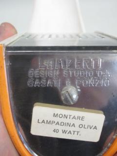  Cesare Casati and Emanuele Ponzi Italian Mid Century Modern Plastic Pelota Table Lamp by Casati and Ponzio - 4091007