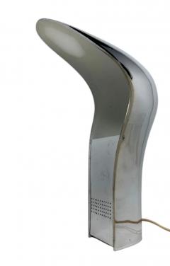  Cesare Casati and Emanuele Ponzi RARE SPACE AGE CHROMED PLASTIC PELOTA LAMP BY CASATI PONZIO FOR LAMPERTI - 4548787