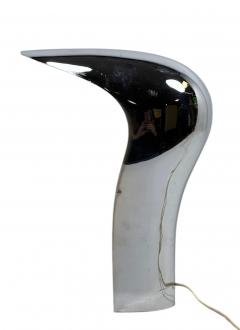  Cesare Casati and Emanuele Ponzi RARE SPACE AGE CHROMED PLASTIC PELOTA LAMP BY CASATI PONZIO FOR LAMPERTI - 4548788
