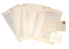  Chaim WEIZMANN Archive of documents by Chaim WEIZMANN - 4103510
