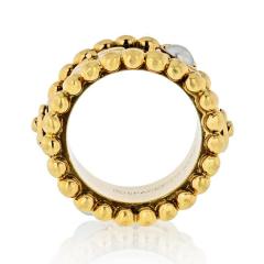  Chanel CHANEL CAMELIA 18K YELLOW GOLD PEARL CLOVER RING - 1743656