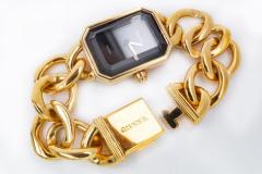  Chanel CHANEL PREMIER 18K YELLOW GOLD 1987 BLACK DIAL WATCH - 1743663