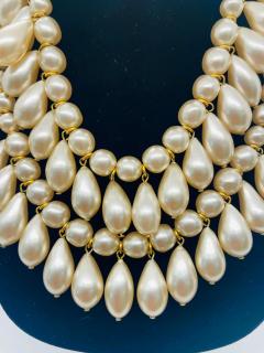  Chanel Vintage Chanel Faux Pearl Multi Strand Necklace - 3000184
