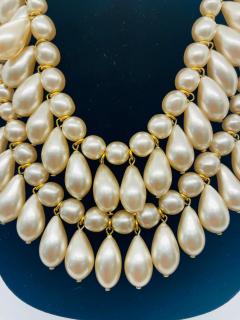  Chanel Vintage Chanel Faux Pearl Multi Strand Necklace - 3000184