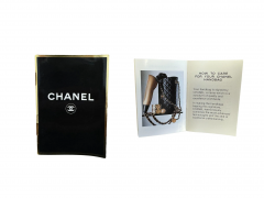  Chanel Vintage Chanel Quilted Bronze Lambskin Charm CC 24K Tassel 1992 Handbag Purse - 3730456