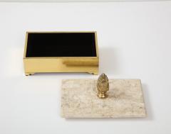  Chapman Mfg Co Chapman Brass Travertine Box - 2715480