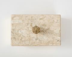  Chapman Mfg Co Chapman Brass Travertine Box - 2715498