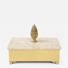  Chapman Mfg Co Chapman Brass Travertine Box - 2721127