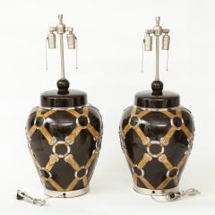  Chapman Mfg Co Gucci Inspired BrownCeramic Lamps by Chapman - 907630