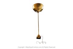  Chapman Mfg Co Mid Century Brass Chapman Palm Leaf Floor Lamp - 2981298