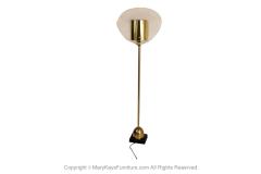  Chapman Mfg Co Mid Century Brass Chapman Palm Leaf Floor Lamp - 2981305