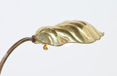  Chapman Mfg Co Mid Century Modern Brass Leaf Table Lamp by Chapman - 2971575