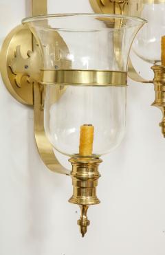  Chapman Mfg Co Pair of Large Chapman hurricane Sconces  - 1844548