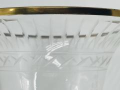  Charles Edwards Pair of Charles Edwards London Brass Hurricane Wall Sconces England 1990s - 4712348