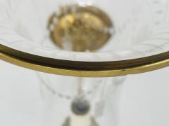  Charles Edwards Pair of Charles Edwards London Brass Hurricane Wall Sconces England 1990s - 4712349