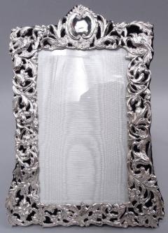  Charles Fox Co English Victorian Art Nouveau Sterling Silver Picture Frame 1899 - 4097540